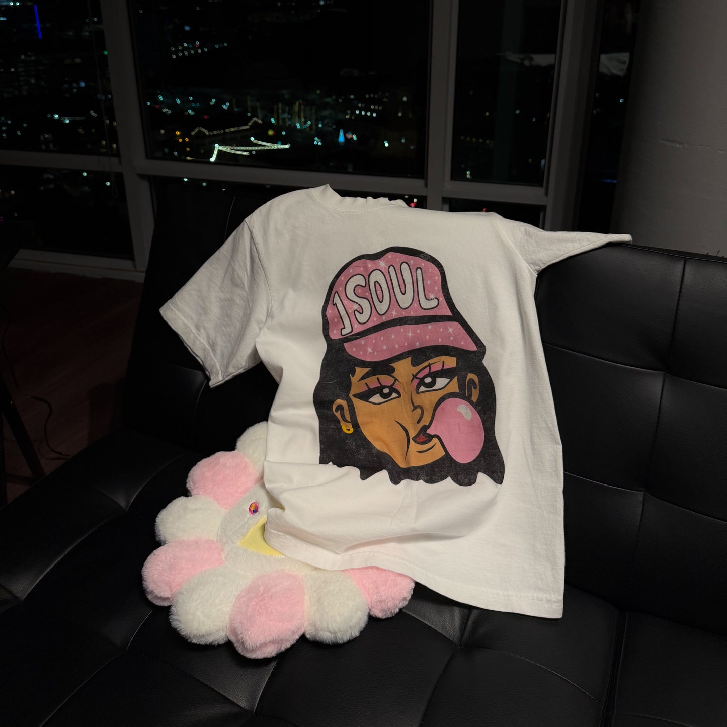 WHITE BIG HEAD TEE