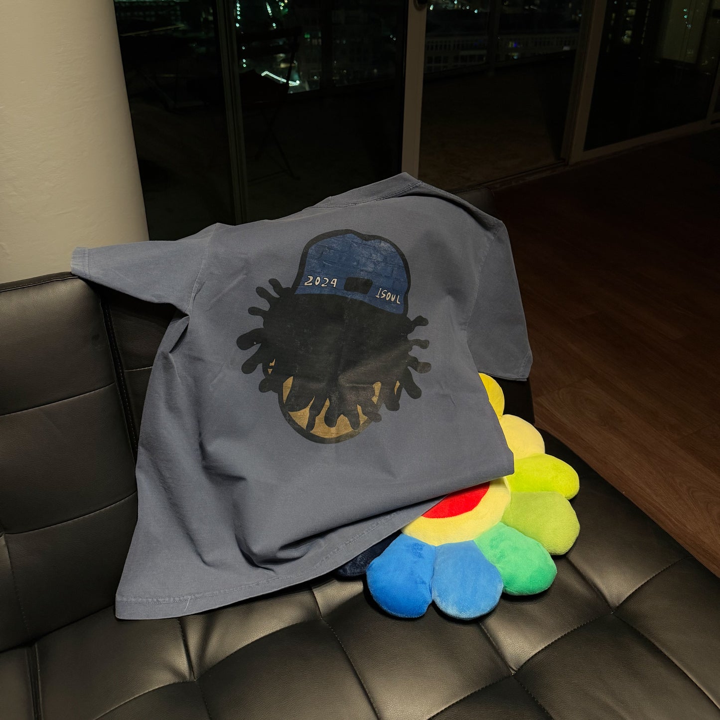 BLUE BIG HEAD TEE